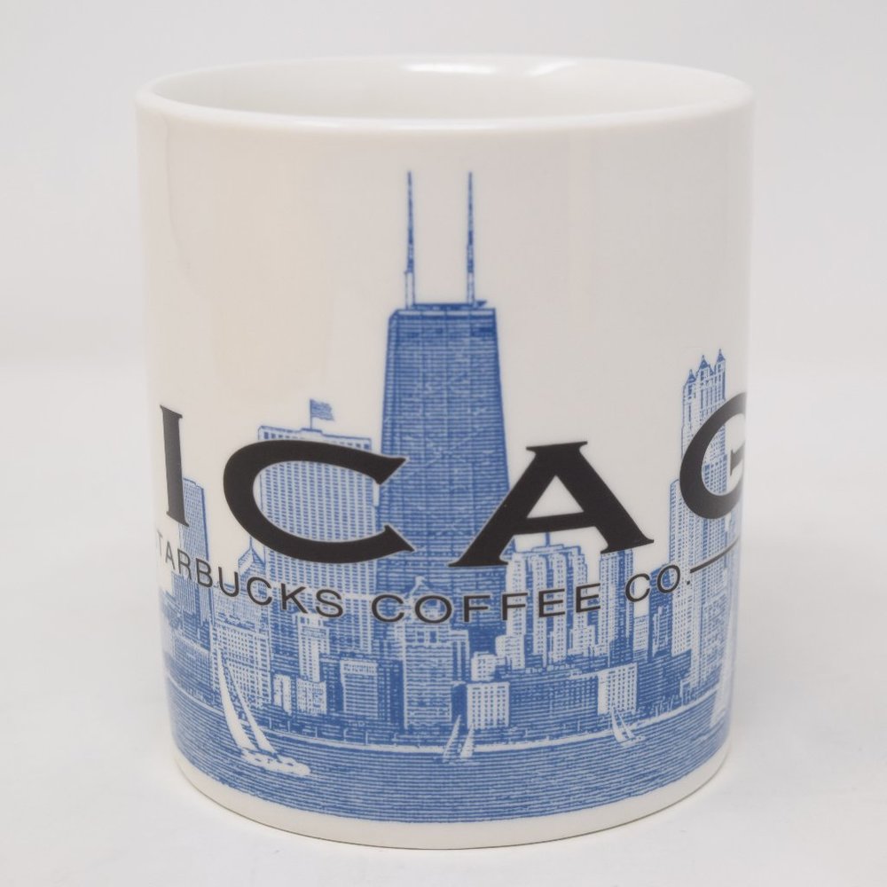 Starbucks Chicago Barista Skyline Series Mug 2002 16 oz Coffee Tea Cocoa - Picture 3 of 11